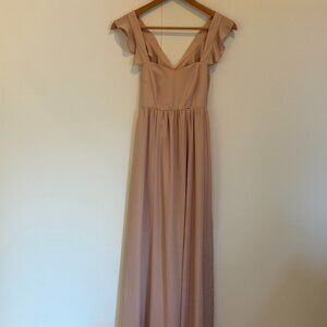 Blush Pink Maxi Dress